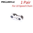 RISK 6/7/8/9/10/11 Скоростная велосипедная цепь Набор замков разъема Quick Link MTB Road