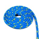 Плетеная парусная веревка из полипропилена, секция синего цвета 6 мм. 50 МБ