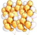Новогодние золотые и серебряные шары, 50 шт, карнавальные