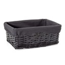 Koszyk wiklinowy AWD Interior czarny 1879