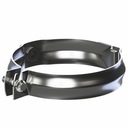 KROP СТАЛЬ Водосточная система ЗАЖИМ ДЛЯ ТРУБ fi 90 ГРАФИТ