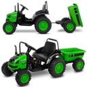 ТРАКТОР НА АККУМУЛЯТОРЕ, ПРИЦЕП-САМОСВАЛ, СВЕТОДИОДНЫЙ ПИЛОТ