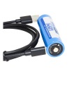 Литий-ионный аккумулятор 18650 USB Type C (3000 мАч, 3,7 В,)