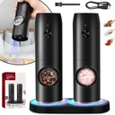 ЭЛЕКТРИЧЕСКАЯ ИЗМЕЛЬКА ДЛЯ СОЛИ И ПЕРЦА СО СВЕТОДИОДНЫМ ОСВЕЩЕНИЕМ ДЛЯ РЕСТОРАНОВ