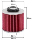 ФІЛЬТР МАСТИЛА HIFLOFILTRO HF 145 HF145 YAMAHA TDM  (16567261920) фото min 8