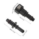2 COMPLEX BLACK PLASTIC CONNECTED WIRES FUEL DO NIEZAWODNEGO POLACZENIA  photo 12