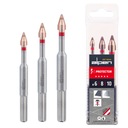 Сверла для стеклокерамогранита 6, 8, 10 мм, набор Alpen C Protector