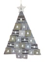 МАТЕРИАЛ АДВЕНТ-КАЛЕНДАРЬ РОЖДЕСТВЕНСКАЯ ЕЛКА 68СМ
