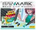 Obojstranné značkovače Rawmark viacfarebné 80 ks Značka Rawmark