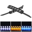 СВІТЛО DO ЇЗДИ ДЕННИЙ LED (СВІТЛОДІОД) ХОДОВІ ВОГНІ ДХВ BIAE ZOTE СИНІ TROJKOLOROWE R2  (18868518479) фото min 10