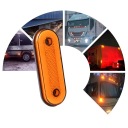 10X ФАРА ГАБАРИТ LED (СВІТЛОДІОД) POMARANCZOWA 12V 24V МОНТАЖ БОЛТИ  (18924847585) фото min 8