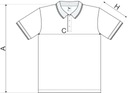 Koszulka POLO męska sportowa PREMIUM fioletowy Model PREMIUM
