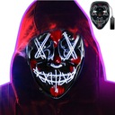 СВЕТОДИОДНАЯ МАСКА СВЕТЯЩАЯСЯ СВЕТОДИОДНАЯ ЧИСТКА ВЕЧЕРИНКИ НА ХЭЛЛОУИН