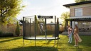Садовый батут с уличной сеткой для детей 252см 8 футов - Zipro