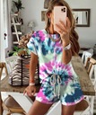 MODA DAMSKI KOMPLET DRESOWY T-SHIRT SPODENKI, M