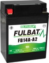 Akumulátor Fulbat YB14A-A2 FB14A-A2 12V 14Ah 175A Katalógové číslo dielu 550971