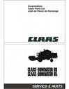 Claas Dominator 85/80 - каталог запчастей