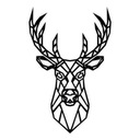 Настенное украшение А48 ОЛЕНЬ 60х39 см картина