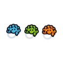 Fat Brain Toy Hryzátko Mozog Modrá. Vek dieťaťa 0 +