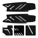 WETTING BLACK ROGI PLASTIC NA HELMET STYLIZED DEKORACJA HELMET  photo 8