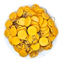 100 шт. RFID-БРЕЛОК УНИКАЛЬНЫЙ 125 кГц EM4100 ЖЕЛТЫЙ КУЛОН