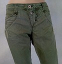 Zelené nohavice zips vrecká Street One 38/32 Dominujúca farba zelená