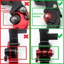SVIRTYS ЗЧЕПЛЕННЯ I ГАЛЬМА 7MOT КОРОТКІ CNC 145 MM РЕГУЛЬОВАНІ DO HONDY  (18924016177) фото min 12