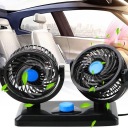VENTILATEUR AUTOMOBILE VENTILATEUR 360° DOUBLE RÉGLAGE SILENCIEUX COCKPIT 12Vphoto 15