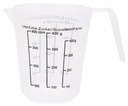 MIARKA KUCHENNA KUBEK Z PODZIAŁKĄ DZBANEK 400ml