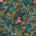 ОБОИ ЛИСТЬЯ, ПТИЦЫ, ЦВЕТЫ, ВИНИЛ НА НЕПОЛЕВОМ