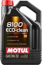 Motul 8100 Eco-clean C2 5л 0W-30