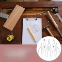 8SZT КОМПЛЕКТ METALOWYCH КІНЦЕВИК DO WYPALANIA DREWNA PYROGRAFIA  (18144401985) фото min 9