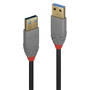 Lindy 36750 USB-кабель 0,5 м USB 3.2 Gen 1 (3.1 Gen 1) USB A Черный