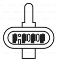SONDE LAMBDA DAEWOO LANOS 1.4- 1.6 97-photo 16