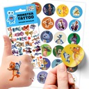 НАБОР НАКЛЕЙКОВ + ТАТУ ДЛЯ ДЕТЕЙ ДЕТСКАЯ GAS DOGS GAS GO DOG