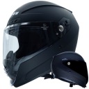 PREDATOR МОТОЦИКЛЕТНЫЙ ШЛЕМ РОЖОК ЧЕРНЫЙ СТЕКЛО ЯСНО БЕСПЛАТНО ДОМОФОН ГОТОВ