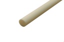 РОЛИК ИЗ ПОЛИАМИДА, диаметр 30 мм, длина 1000 мм, PA6 натуральный