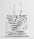ZARA * МЕТАЛЛИЧЕСКАЯ СУМКА-ШОППЕР, СУМКА НА ПЛЕЧЕ