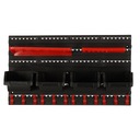 Доска для инструментов Kontext KX4716 черно-красная