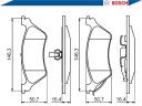 PLAQUETTES FREIN CHRYSLER VOYAGER 01- ARRIÈREphoto 15