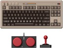 Ретро-клавиатура 8Bitdo Механическая клавиатура C64 + джойстик и супер-кнопки