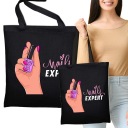 ЭКОСУМКА Черная в подарок NAILS EXPERT Patterns