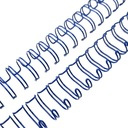 Grzbiet drutowy do bindowania 3,17cm niebieski