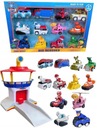 НАБОР «ЩЕНЯЧИЙ ПАТРУЛЬ» 12 МАШИНОК + 10 ФИГУРОК + ПОДСТАВКА С ПУСКОВОЙ УСТАНОВКОЙ