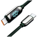 УНИВЕРСАЛЬНЫЙ КАБЕЛЬ BASEUS USB-C — TYPE-C С ИЗМЕРИТЕЛЕМ МОЩНОСТИ PD 100 Вт