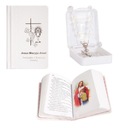 Pamiątka I Komunii Świętej Książeczka z różańcem