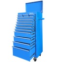 Тележка для инструментов, шкаф для мастерской, Шерман 7, синяя