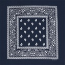 БАНДАНА БАНДАМА ШАРФ ПЕЙСЛИ ТЕМНО-СИНИЙ