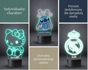 Nočná lampa s potlačou pre deti Labková patrola Skye Rozprávka Váš 3D LED nápis Hmotnosť (s balením) 1 kg
