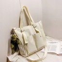 Shopper Jednoduché módne kabelky na zips Vodotesné Dominujúca farba hnedá